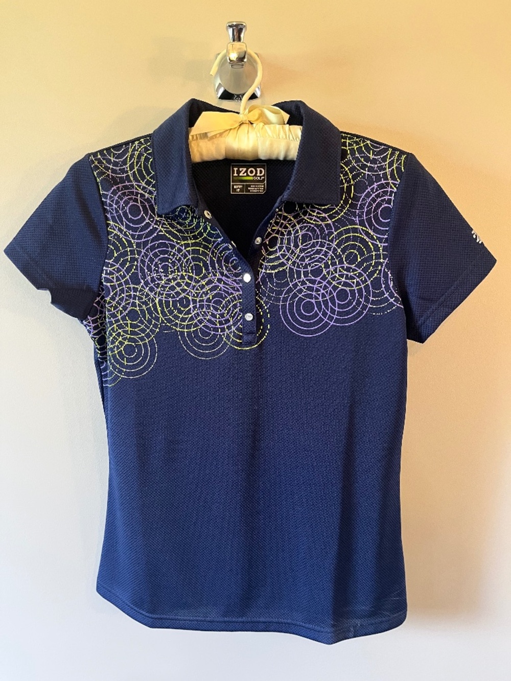 Navy blue Izod polo/golf shirt NWT XS